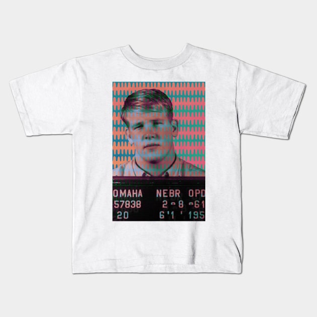 Nick Nolte Mugshot Kids T-Shirt by SABREart